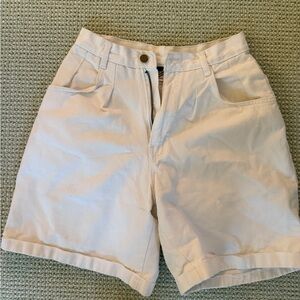 Women's Cream Shorts